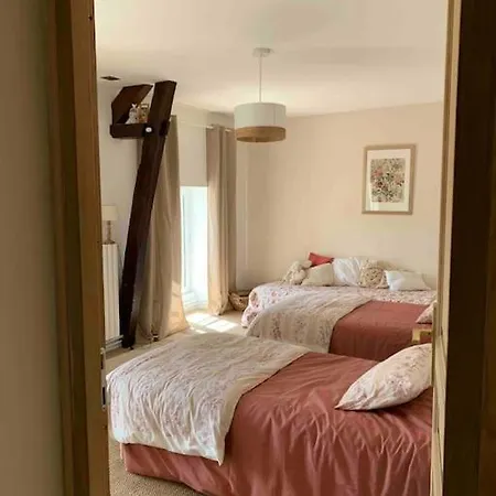 La Pageotiere: Longere Normande Casa de Férias Saint-Denis-sur-Sarthon